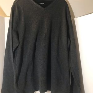 Croft & Barrow v neck xxl charcoal sweater